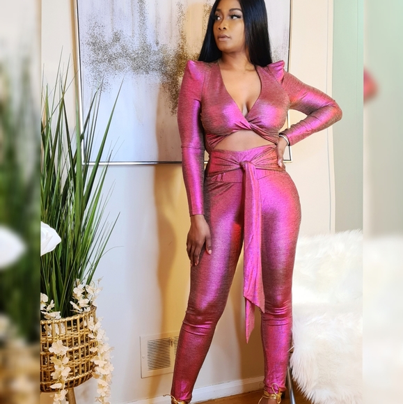 Pants - Iridescent jumpsuit